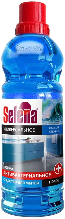 Selena для мытья полов антибактериальное Морская свежесть 1 л. - фотография № 5