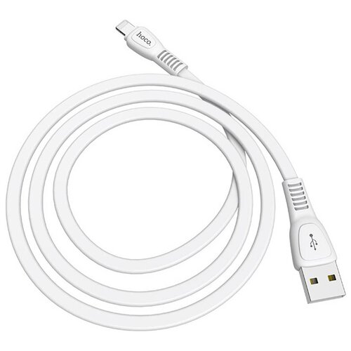 Кабель USB HOCO X40 Noah для Lightning, 2.4А, длина 1 м, белый кабель usb apple lightning hoco x40 noah charging белый