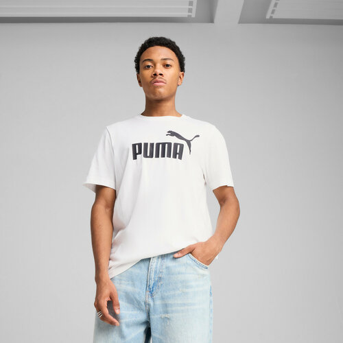 фото Футболка puma essentials no. 1 logo, размер l, белый