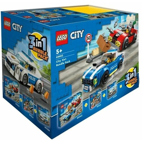 Конструктор LEGO 66682 City Police Value Pack Набор из 3-х конструкторов