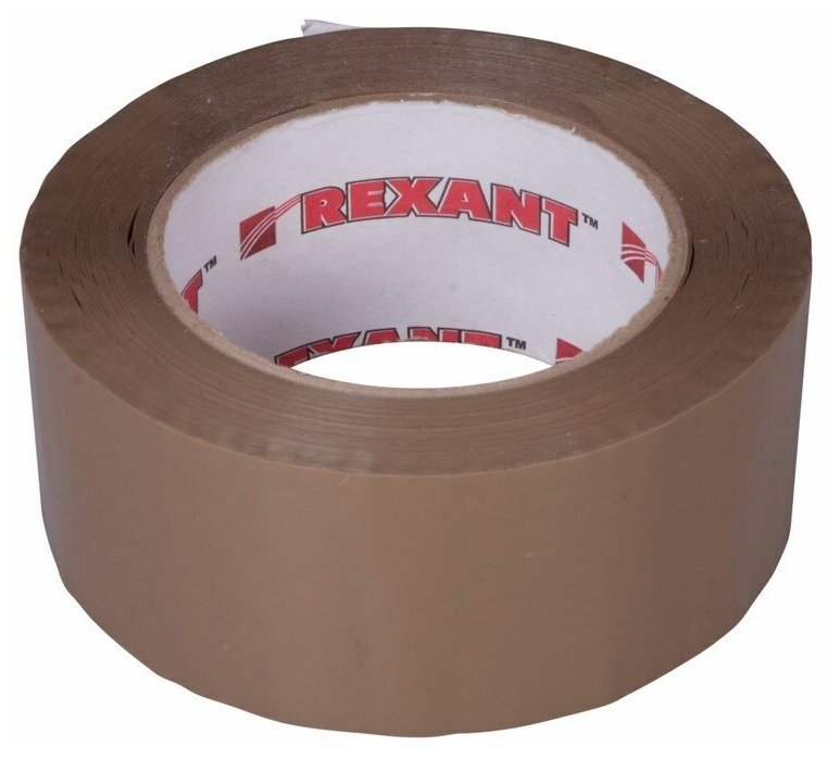 Упаковочная коричневая клейкая лента REXANT 150 м, ширина 48 мм, толщина 50 мкм (6 шт)