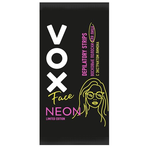 Купить Полоски восковые для лица `VOX` NEON COLLECTION 12 шт+ 2 салфетки