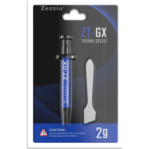 Zezzio ZT-GX 2г термопаста thermal grizzly kryonaut ttermal grease 37 г 10 ml tg k 100 r ru