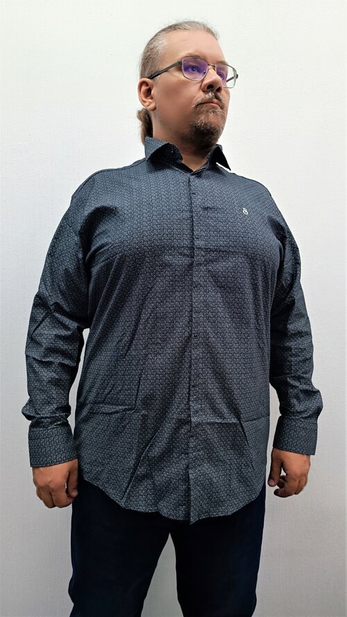 Рубашка BARCOTTI, размер 6XL(68), черный