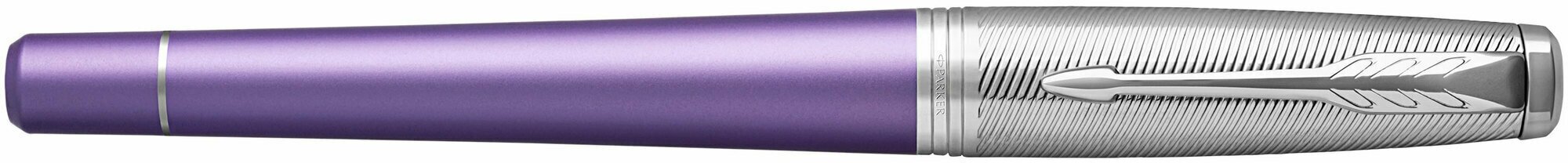 ручка перьевая Parker Urban Premium Violet CT, 0,5мм, синяя - фото №16