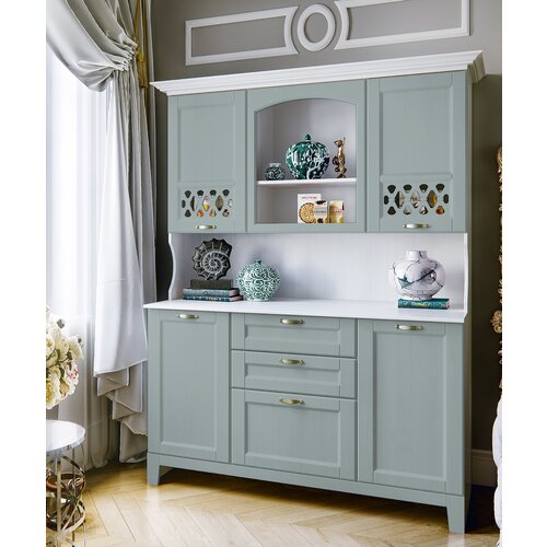 Буфет Эра-мебели Миф Милано размер 16402017600мм цвет бриз голубой 23800₽