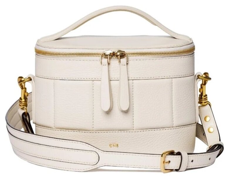 Женская кожаная сумка CNS-COINS CLARE (молочно-белый) vanilla натуральной кожи 