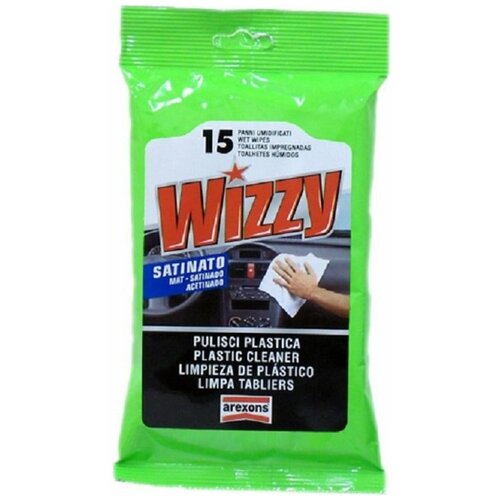 Салфетки с ароматом для ухода за пластиковыми деталями AREXONS WIZZY Plastic Cleaner Mat 1921