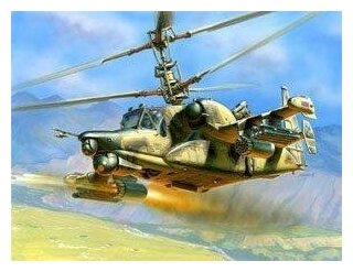 ZVEZDA Сборная модель Российский ударный вертолет "Ночной охотник", подарочный набор - фото №17