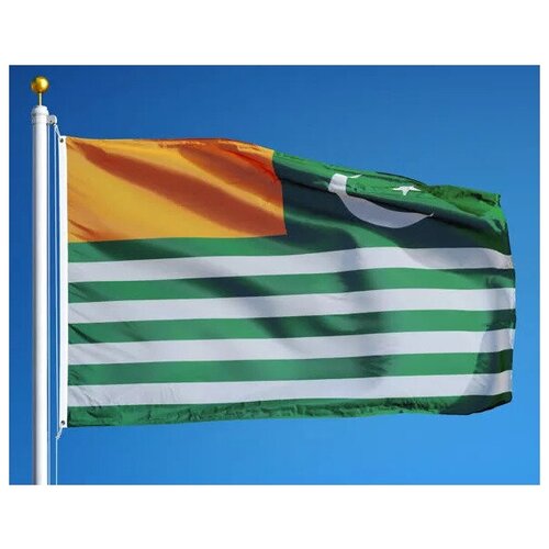 Флаг Азад-Кашмира 70х105 см флаг японии 70х105 см