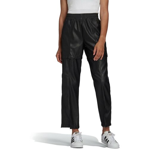 фото Брюки adidas, демисезон/зима, повседневный стиль, карманы, пояс на резинке, размер 38, черный