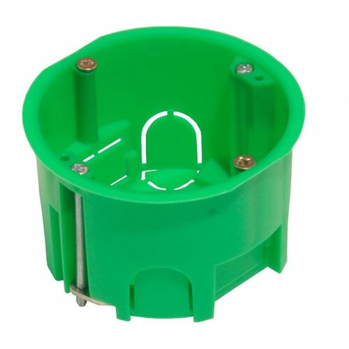 Коробка подрозетник КУ1202 с/у в г/к зеленый м/л 68х45 IP20 Hegel (50 штук упаковка)