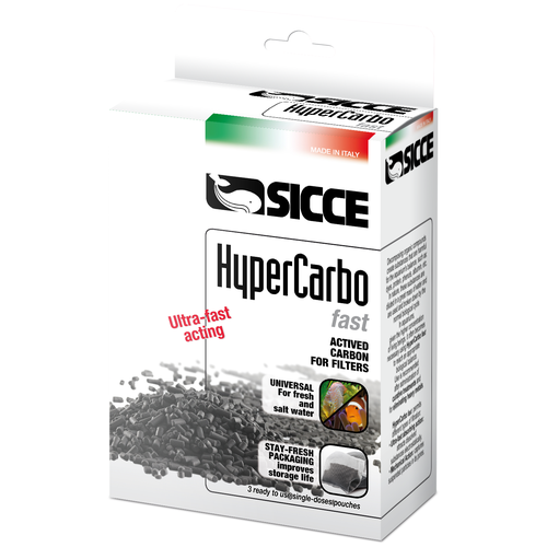 Наполнитель Sicce HyperCarco Fast (комплект: 3 шт.) 300 г 3 черный