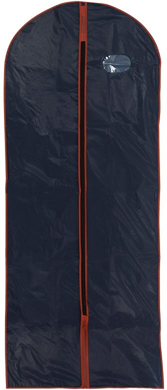 Чехол для одежды подвесной с прозрачным окошком на молнии, размер: 60 х 150 см