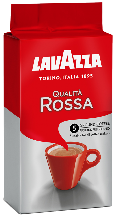 Кофе LAVAZZA Rossa молотый (в/у) 250 г, 4шт. - фотография № 5