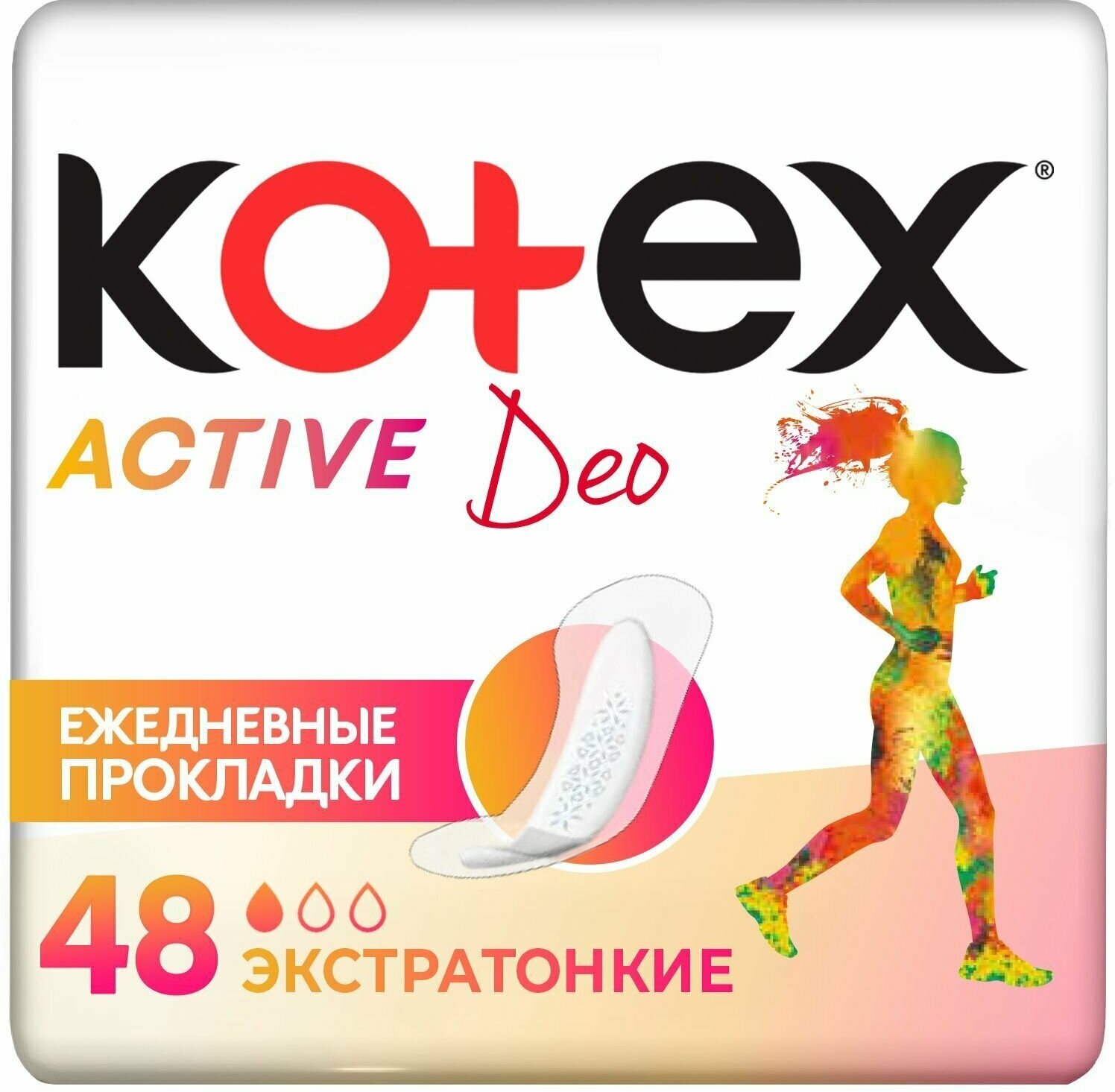 Ежедневные прокладки Kotex Active Deo экстратонкие, 48 шт. - фото №13