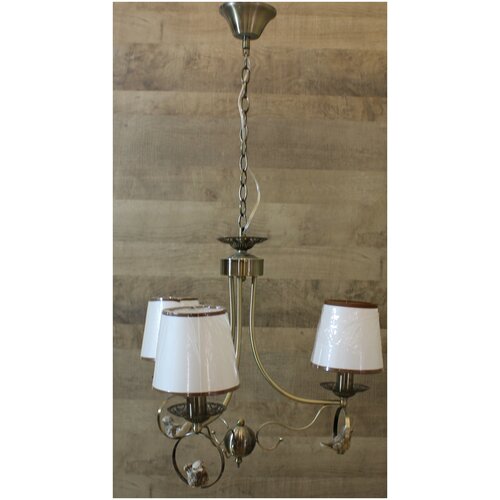 Люстра с птичками потолочная на 3 лампочки