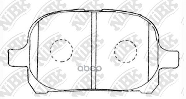 Колодки Тормозные Дисковые NiBK арт. PN1401