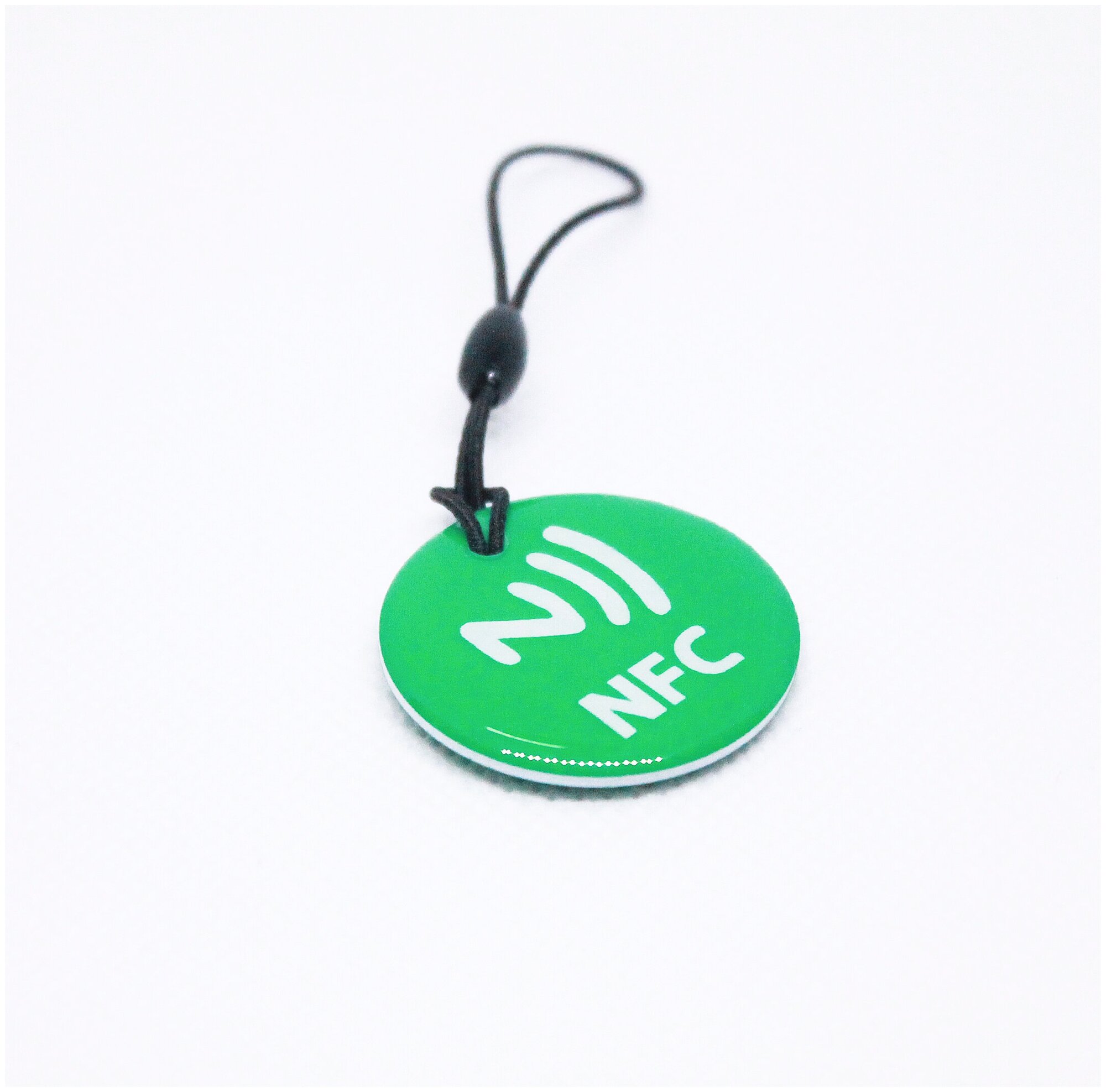 Метка NFC NTAG213 эпоксидная. Для автоматизации, умный дом, электронная визитка НФС. Цвет зеленый