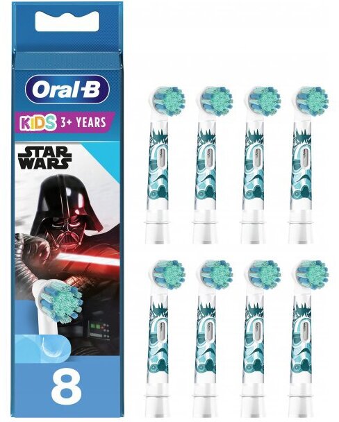 Насадки для зубной щетки Oral-B Kids EB10S Star Wars 8 шт - фотография № 1