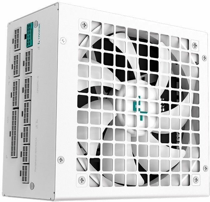 Блок питания DeepCool PX1000G Gen.5 white case, 1000Вт, 120мм, белый, retail [r-pxa00g-fc0w-eu]