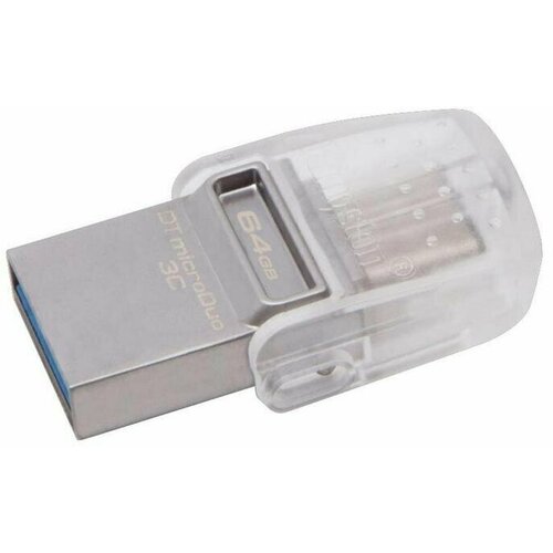 Флеш-память USB 3.1 USB Type-C 64 Гб Kingston DT microDuo 3C (DTDUO3C/64GB), 993426