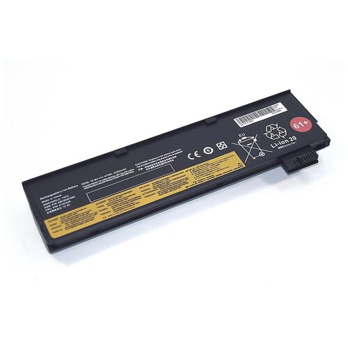 фото Аккумуляторная батарея для ноутбука lenovo thinkpad t570-3s2p (01av427) 10.8v 4400mah oem черная
