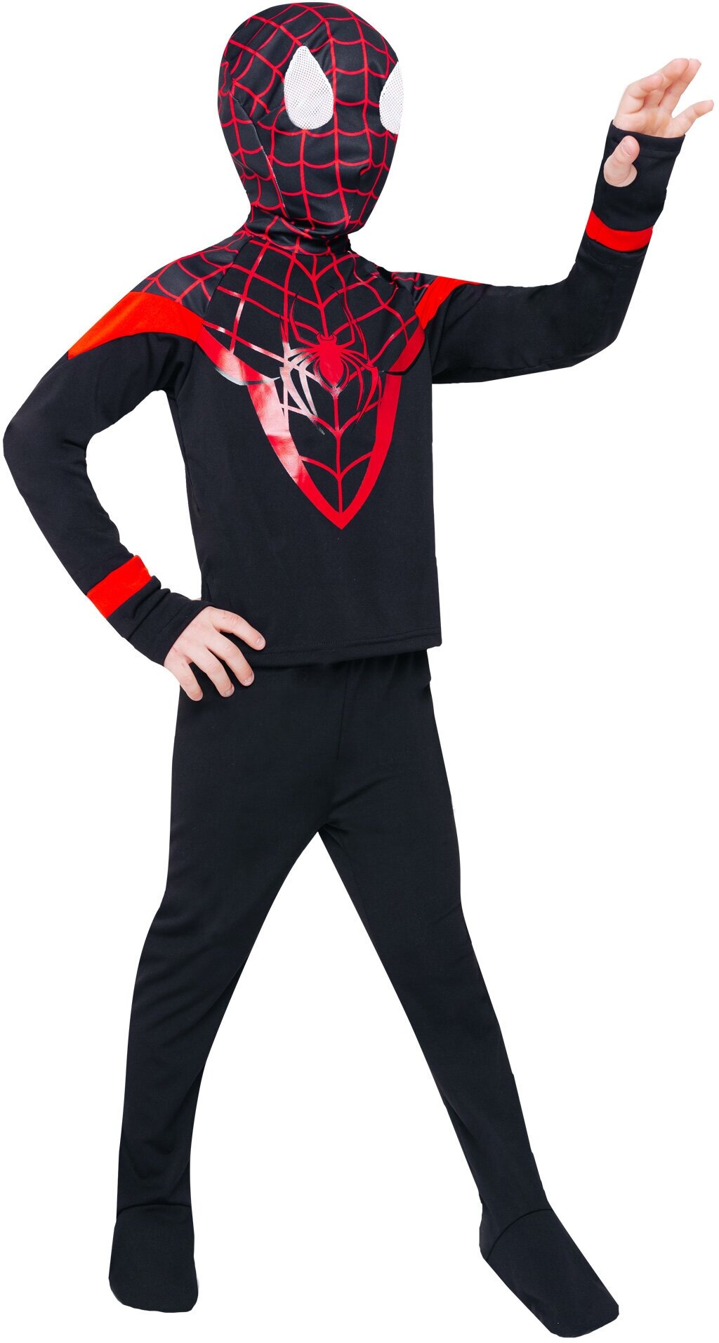Костюм Человек-паук (9016 к-21), размер 128, цвет мультиколор, бренд Пуговка