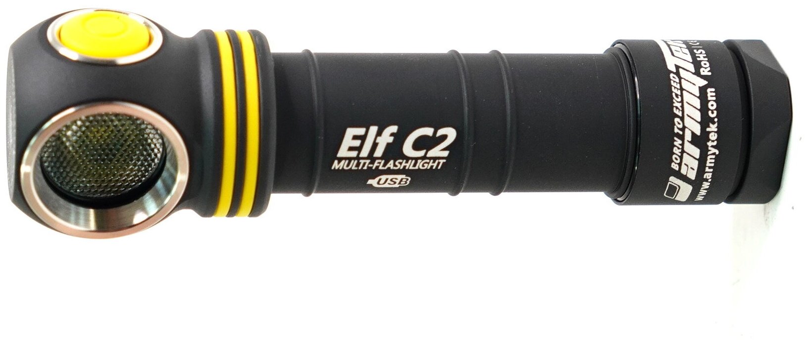 Мультифонарь светодиодный Armytek Elf C2 Micro USB+18650, 1100 лм, F05102W, теплый