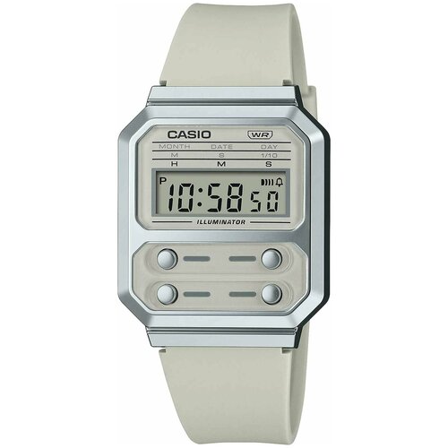 наручные часы casio vintage золотой Наручные часы CASIO Vintage, бежевый, серебряный