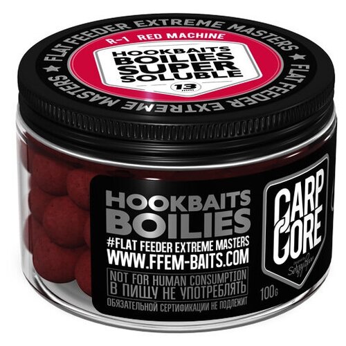 FFEM Бойлы растворимые Super Soluble HNV Boilies R-1 13mm (100г) ffem бойлы растворимые super soluble boilies strawberry 13mm 100г