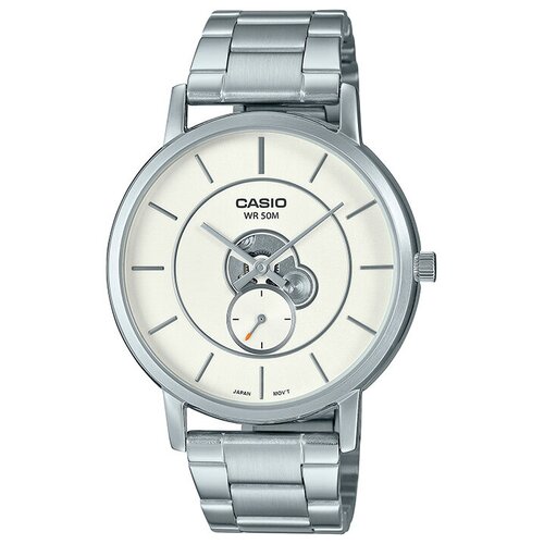 Наручные часы CASIO Collection MTP-B130D-7A, белый, серебряный