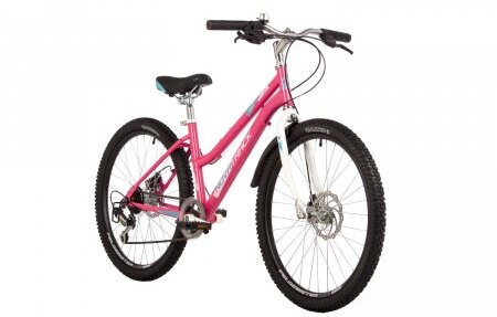 Велосипед NOVATRACK 24" JENNY сталь 14', розовый, 6 скор. TY21/TS-38/SG-6S, D-brake