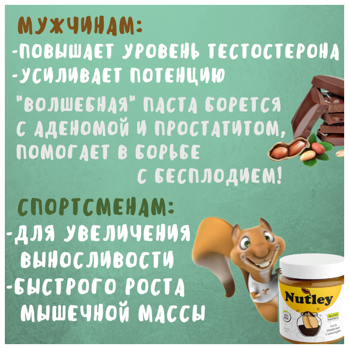 Арахисовая паста Nutley, с шоколадом, 500г, WellFoods/правильное питание, спортивное питание - фотография № 9