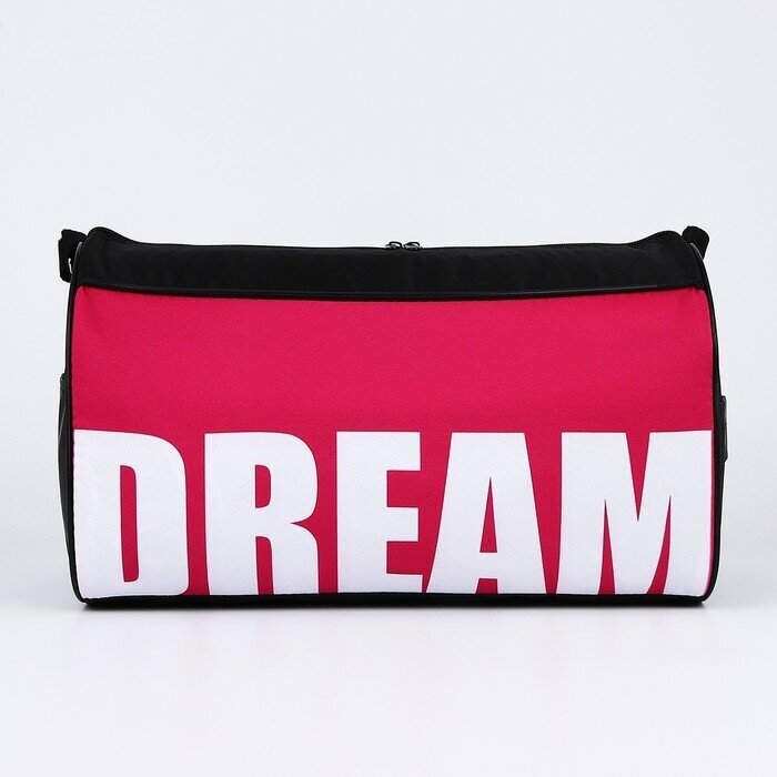 Сумка спортивная Dream, 40 см х 24 см х 21 см, цвет чёрный, розовый - фотография № 2
