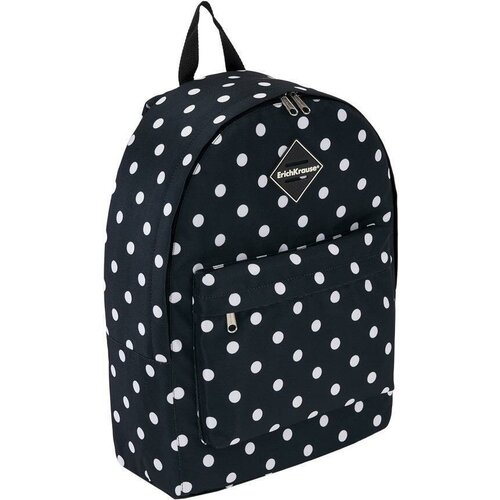 Рюкзак ErichKrause EasyLine 17L Dots in Black пеналы erichkrause косметичка streetline dots in black 30х25 см