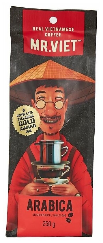 Кофе в зернах Mr.Viet Арабика, 250 г - фотография № 2