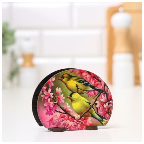 Салфетница Весенние птички 13х10х5 см 2шт 533₽