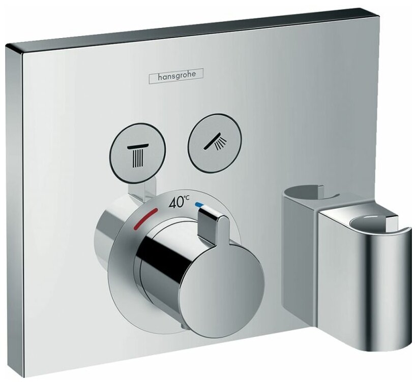 Смеситель для ванны Hansgrohe ShowerSelect 15765000 (внешняя монтажная часть)