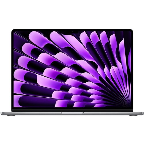 15.3 Ноутбук Apple MacBook Air 15 2024 2880x1864, Apple M3, RAM 8 ГБ, SSD 512 ГБ, Apple graphics 10-core, macOS, MRYN3, Space Gray, английская раскладка игровой ноутбук msi sword 15 a11ud 15 6 8 гб 512 гб белый английская клавиатура