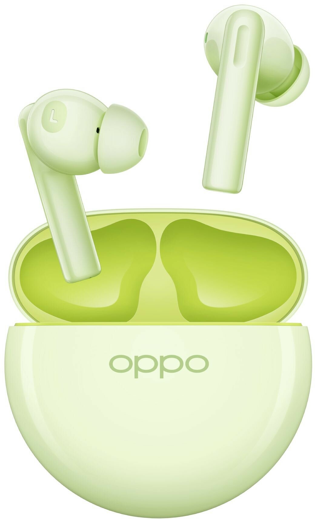 Наушники Oppo Enco Buds 2 Lime Green ETE41 - фото №6