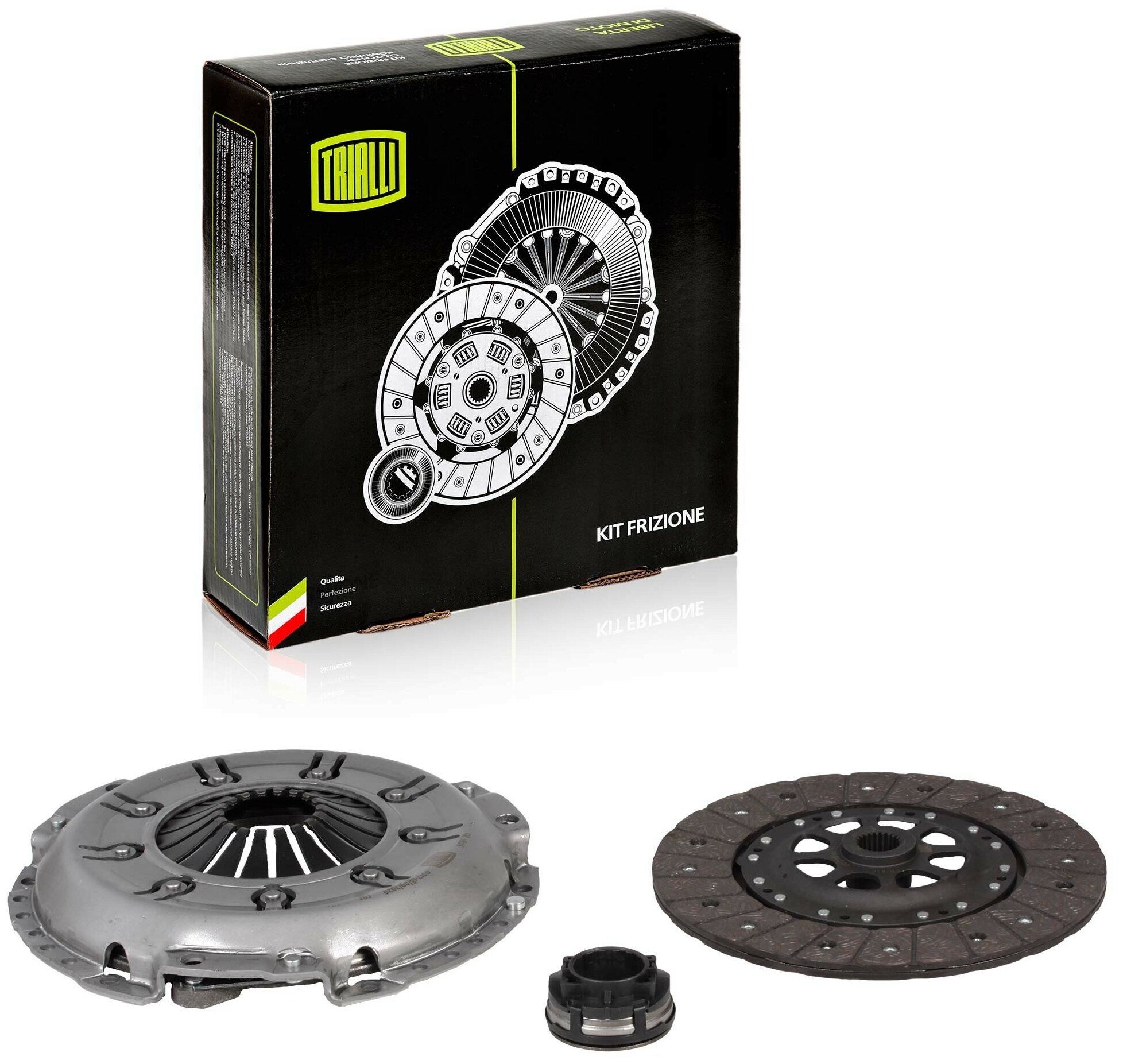 Сцепление в сборе AUDI A6 (94-) V6 2.4i/2.6i/2.8i (кмп.) (TRIALLI) - фото №1