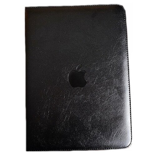 фото Чехол mypads бизнес класса для ipad 9.7 2017 с визитницей и держателем для руки черный натуральная кожа prestige италия