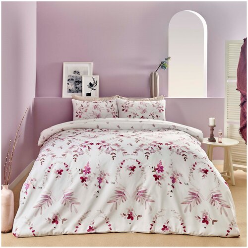 КПБ LINENS RANFORCE/евро/LIZA, лиловый