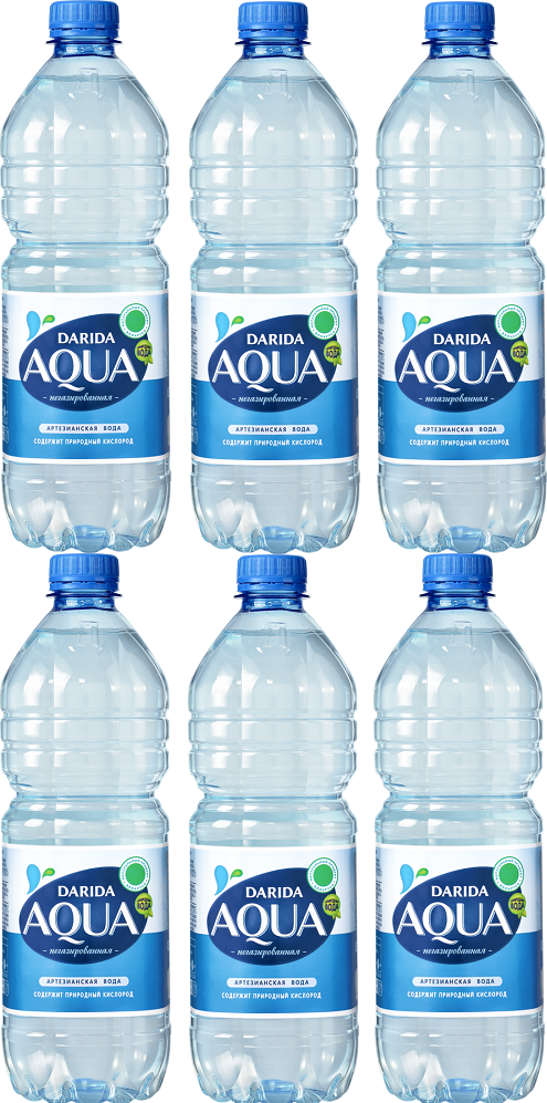 Вода питьевая природная DARIDA (Дарида) 1,5 л х 6 бутылок, б/г, пэт - фотография № 2