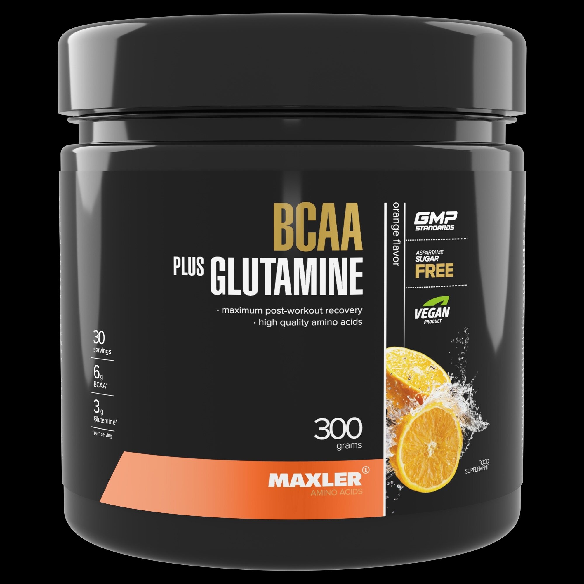 MAXLER EU BCAA+Glutamine 300 г (Lemon Tea Flavor)