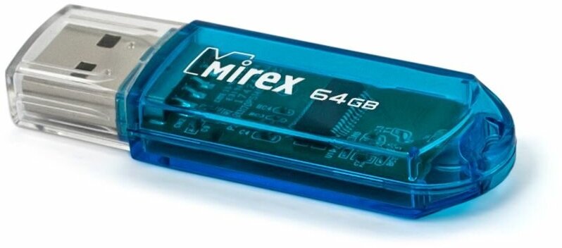 USB-флешка 30 64 Gb Mirex ELF BLUE голубая