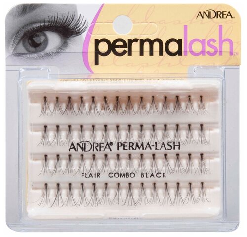 Andrea Пучки ресниц Perma Lash Naturals Natural Combo, черный