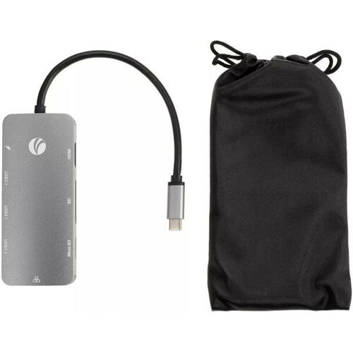 Кабель-адаптер USB31 Type-CM--HDMI 4K60Hz 3USB3110ГбсRJ45TFSDPD VCOM 619300₽