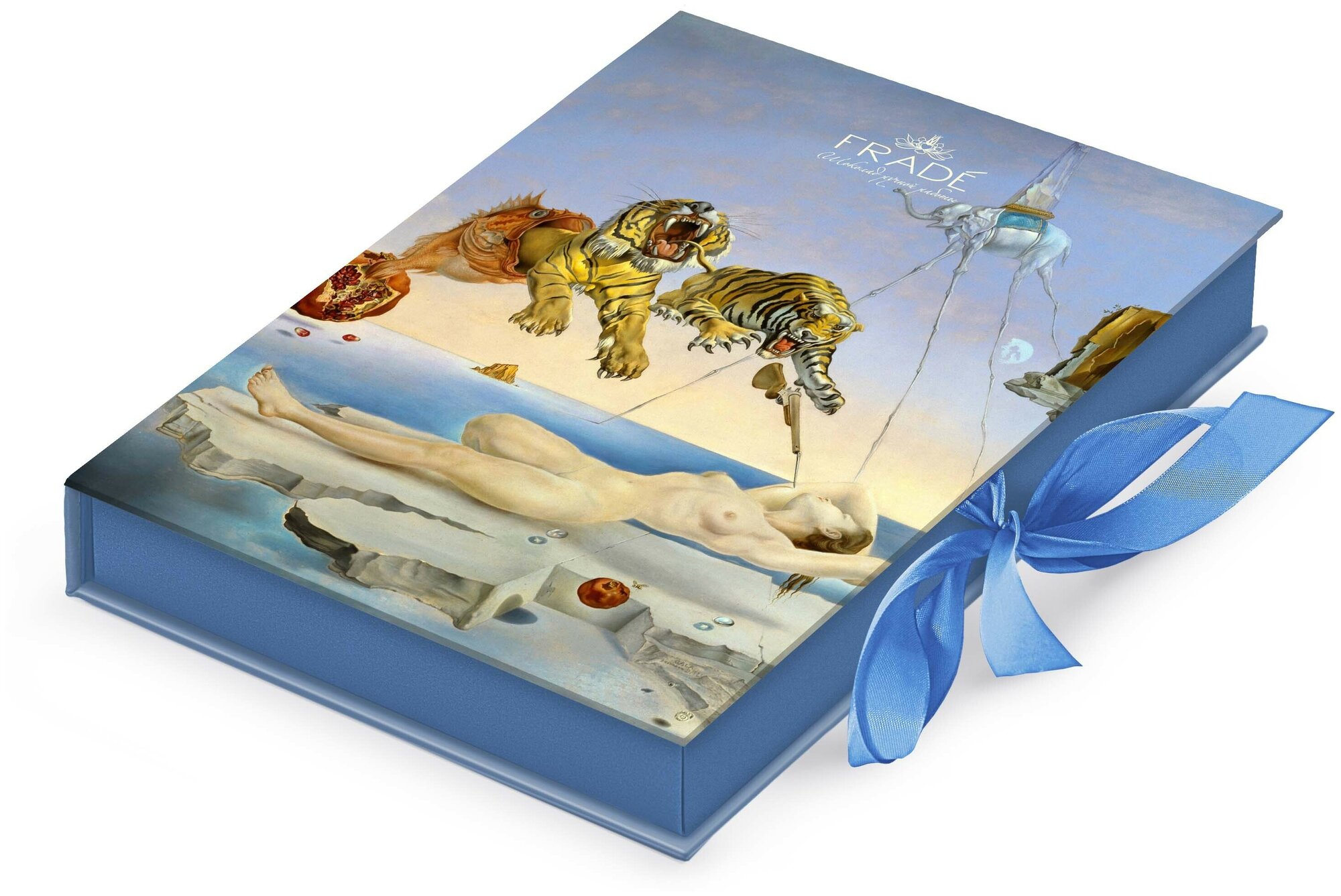 Коробка шоколадных конфет ручной работы Фраде/Frade - ФрадеАрт - Сальвадор Дали - Сон вызванный полётом пчелы - Фолиант на 35 конфет - фотография № 1